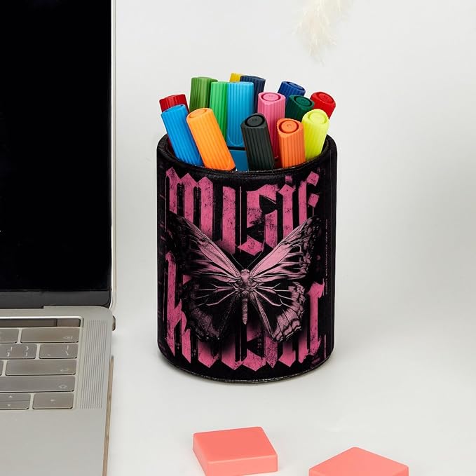 Cool Butterfly Leather Pen Holder - Image 5