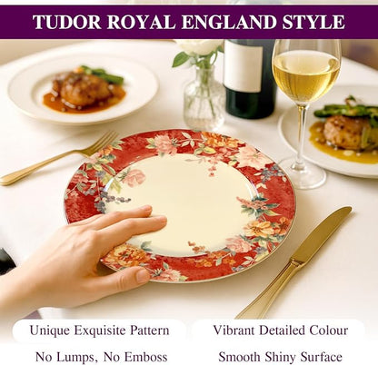 12-Piece Porcelain Dinnerware Set - Image 4