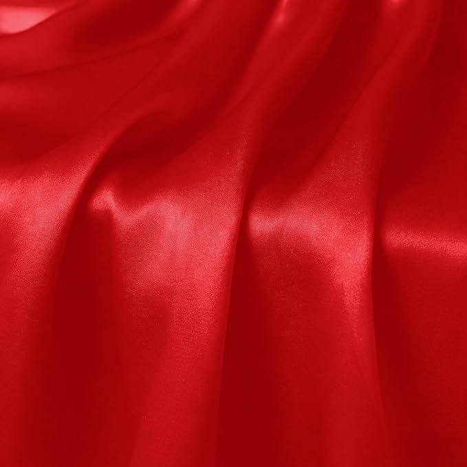 2 Pack Red Satin Table Runner 12 x 108 Inch | Ruffle Design, Luxurious Dining - Image 6