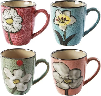 Ceramics 12oz Coffee mugs, Coffee cups, Tea mugs, Kiln Glazing Process by ROCKGOLDBUG