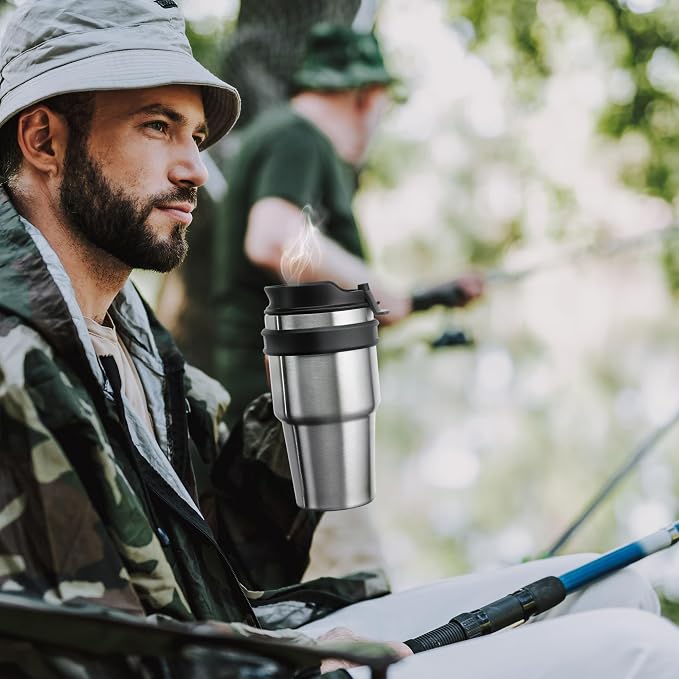 20 oz Insulated Travel Coffee Mug Tumbler - Image 6