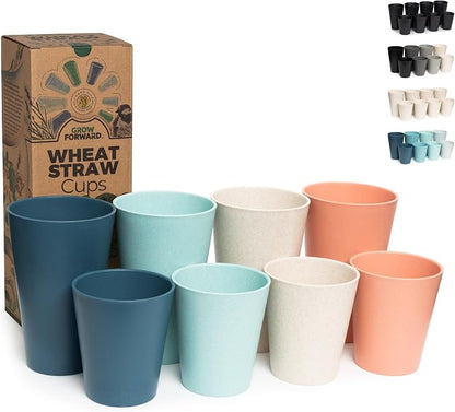 Grow Forward Premium Wheat Straw Cups by GrowForward