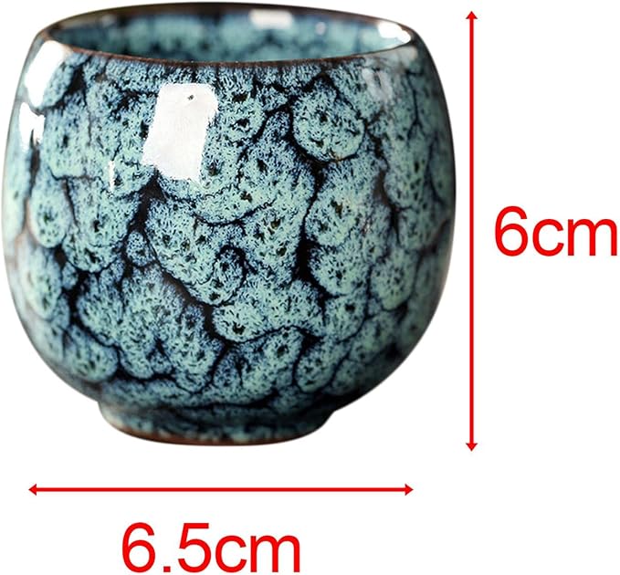 Amagogo Tea Cups, Pottery Chinese Tea Cup, Japanese Tea Cups, Asian Porcelian - Image 3