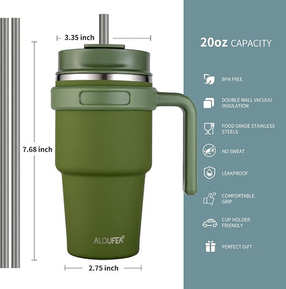 20 oz Insulated Travel Coffee Mug Tumbler - Image 2