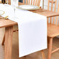 Farmhouse White Table Runner Dining Table Runners 48 Inches Long Coffee Table by Wolkemer