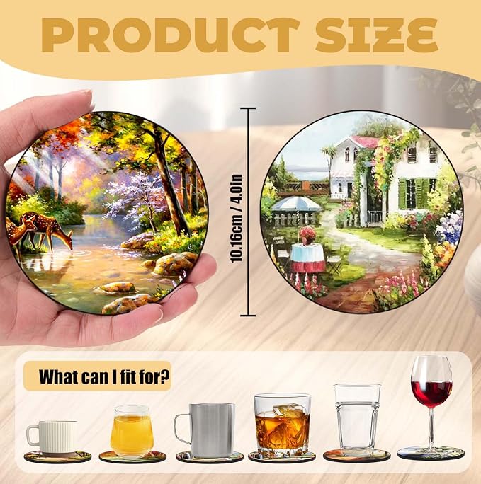 Coasters Set of 6 - Image 2