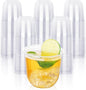 KesaPlan 50 Pcs 12oz Plastic Clear Cups, Disposable Wine Cocktail Glasses | by KesaPlan