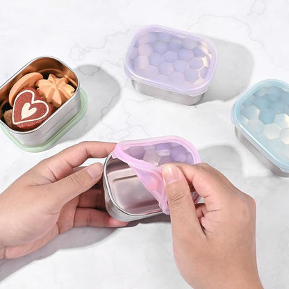 8oz Small Stainless Steel Snack Containers - Image 8