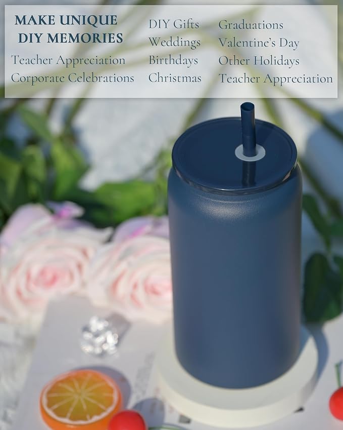 16 oz Tumbler, Insulated Tumbler - Image 4