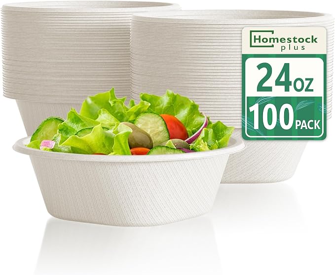 Disposable Bowls 24 Oz by Homestockplus