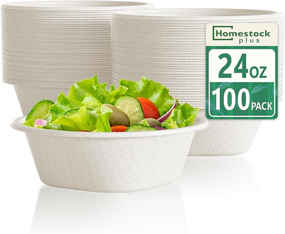 Disposable Bowls 24 Oz by Homestockplus