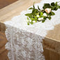 10 Pcs White Lace Table Runner 14 x 120 Inch Vintage Table Runner by Fowecelt