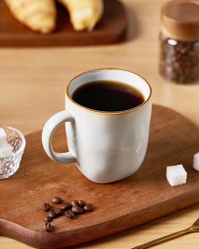famiware Coffee Mugs Set of 6, Ocean Square 13oz Coffee Cup Set - Image 2