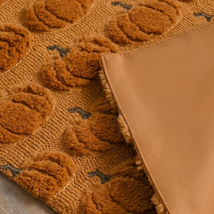 Artoid Mode Caramel Soft Faux Fur Fall Table Runner 13x36 Inch | Seasonal - Image 8