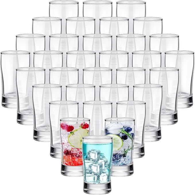 Bokon 36 Pcs Beer Flight Glasses, Small Clear Tasting Cup by Bokon