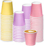 3 oz Disposable Paper Cups, 60 Pack Bathroom Cups | Leak-proof Mouthwash Cups by Huaiid