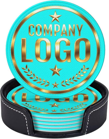 Custom Coaster with Logo by Handmade