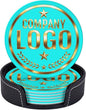 Custom Coaster with Logo by Handmade