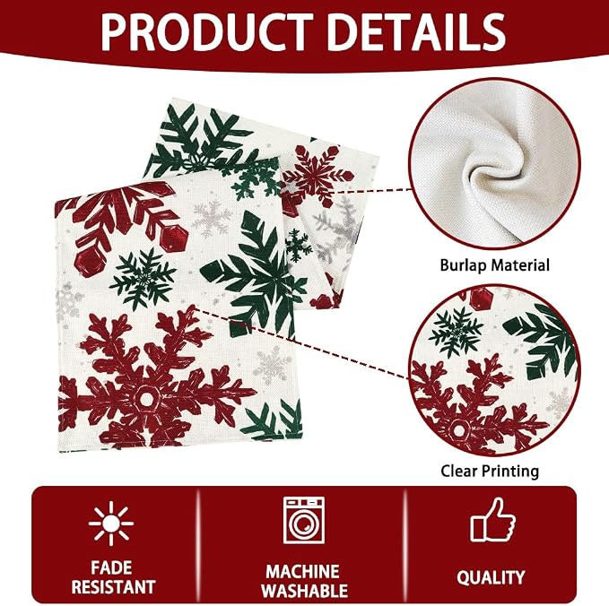Christmas Winter Table Runner - Image 4