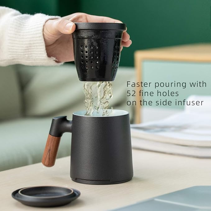 ZENS Tea Cup with Infuser and Lid - Image 3