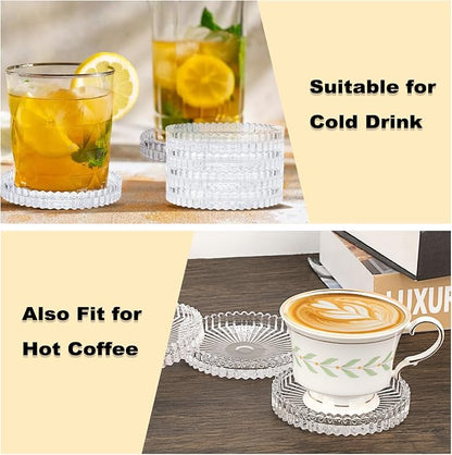 Modern Glass Coaster Set of 8 - Image 5