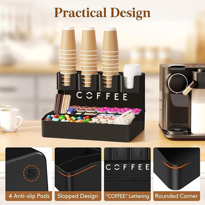 Lifewit 2-tier Coffee Station Organizer Caddy - Image 5