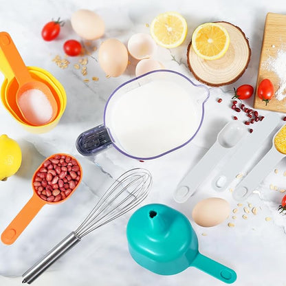 19-Pc Magnetic Measuring Cups and Spoons Set, - Image 8