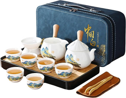 Chinese Tea Set Traditional, Chinese Gongfu Tea Set by REOWONU