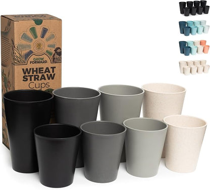 Grow Forward Premium Wheat Straw Cups by GrowForward