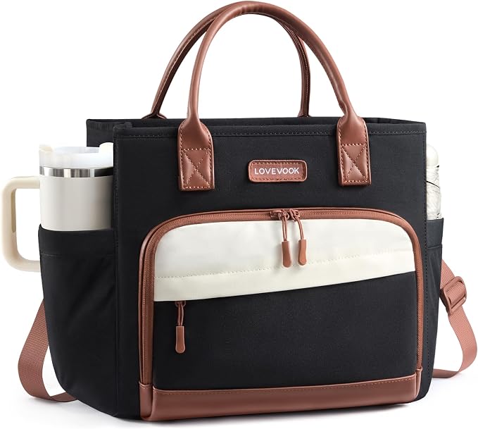 LOVEVOOK Lunch Box for Women, Adult Lunch Bag for Work & Beach, 12.6L | by LOVEVOOK