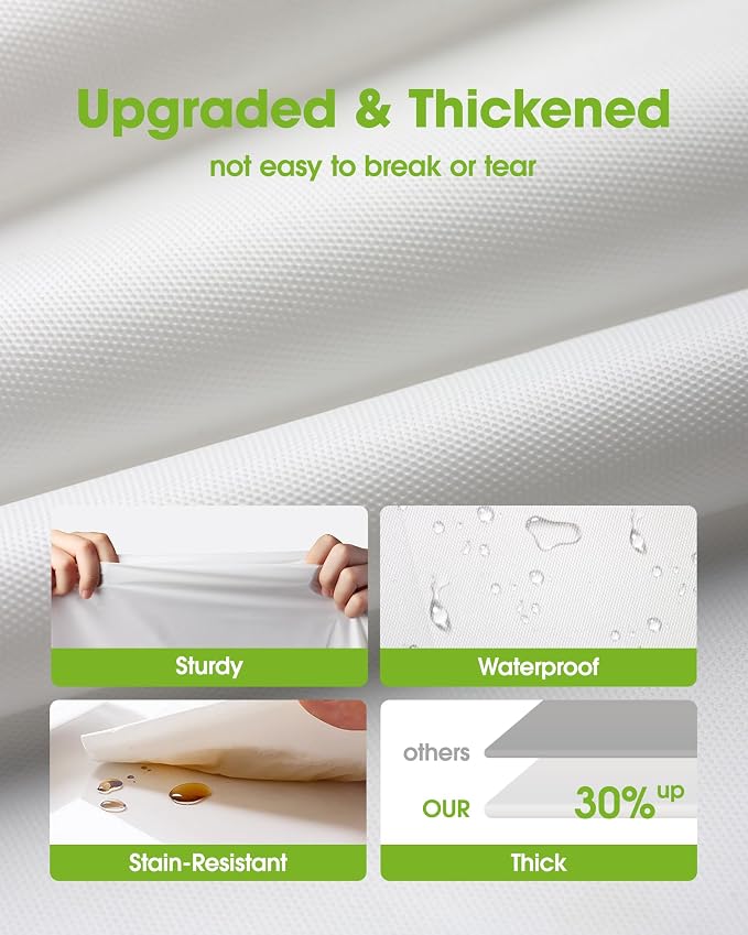 Pureegg Plastic Table Cloth Disposable 12 Pack, Decorative Tablecloths - Image 3