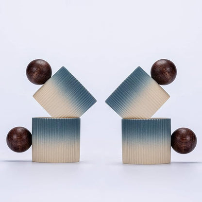 Ceramic Mini Espresso Cups Demitasse Cups by CLASGLAZ