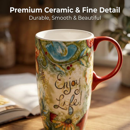 Topadorn 17oz Ceramic Travel Mug - Image 3