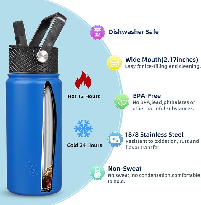 BJPKPK 18oz Insulated Water Bottle - Image 3