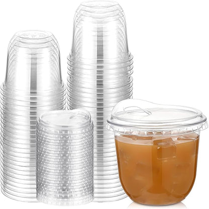 Baderke 50 Pcs Clear Plastic Cups by Baderke