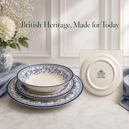 Royal 12-Piece Porcelain Dinnerware Set - Image 8