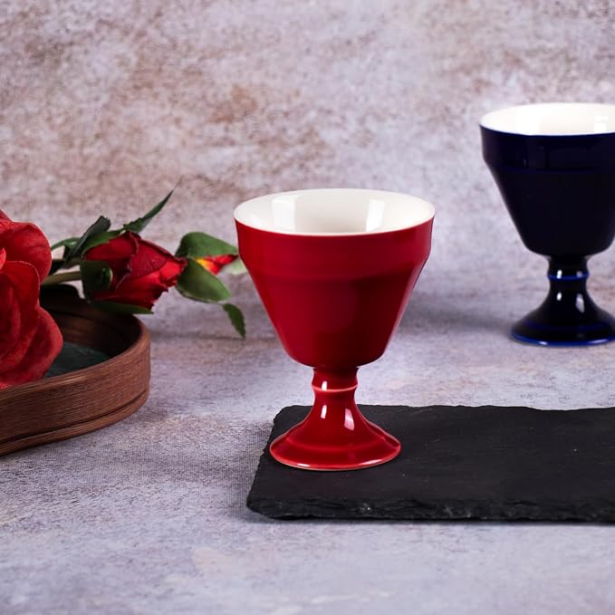 KAMMAK Tea Cup, 3oz Small Tea Cups Set of 2, Ceramic Tea Cups - Image 4