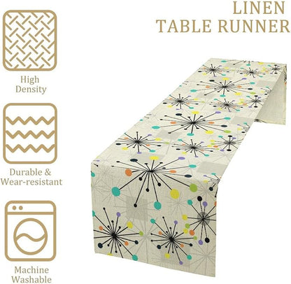 Mid Century Geometric Table Runner, Table Runners - Image 4