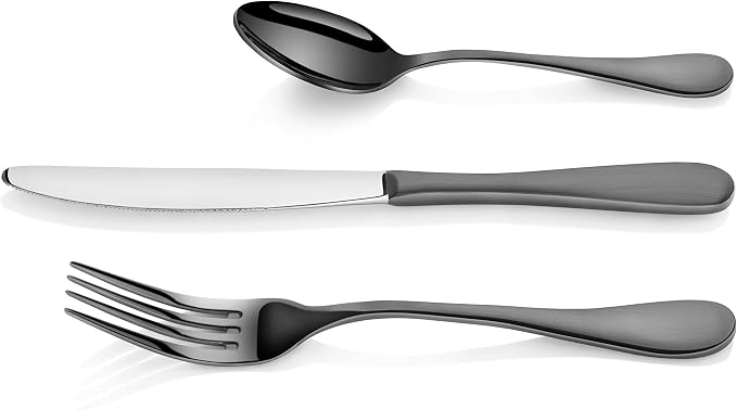 Artaste 56914 Rain 18/10 Stainless Steel Flatware 36-Piece Set, Service - Image 3