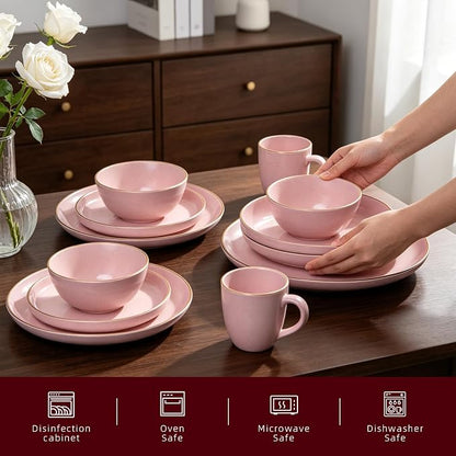 HomeVss 20-Piece Dinnerware Set - Image 3