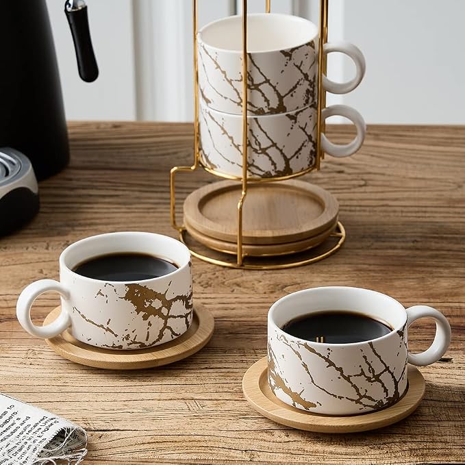 LUKA Porcelain Espresso Cup - Image 6