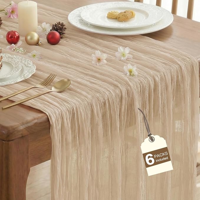 IVAPUPU Nude Table Runner 120 Inches by IVAPUPU
