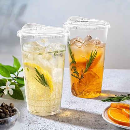 Dealusy 100 Pack - 24 oz Clear Plastic Cups - Image 5