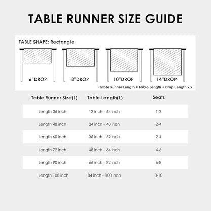 Farmhouse Rustic Blue Table Runner - Image 7