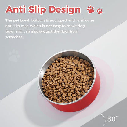 WENBOKMIN Dog Bowl, Stainless Steel Dog Food and Water Bowl - Image 6