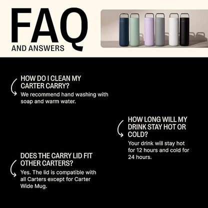 Fellow Carter Move Ceramic Lined Travel Coffee Mug 12 oz Stainless Steel | No - Image 3