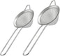 2 Pack Fine Mesh Strainer, Small Stainless Steel Sieves by Harewu