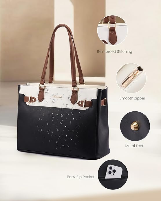 LOVEVOOK Laptop Tote Bag for Women Work, Teacher Tote Bag - Image 6