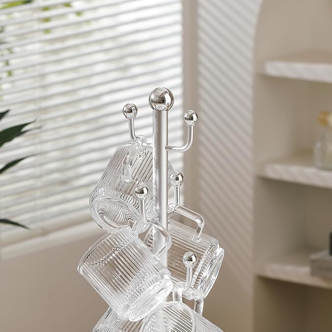 6 High-End Glass Coffee Mugs - Image 8