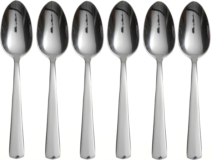 Oneida H084006D Aptitude Everyday Flatware Dinner Spoons, 7.1" L x 1.5" W by Oneida